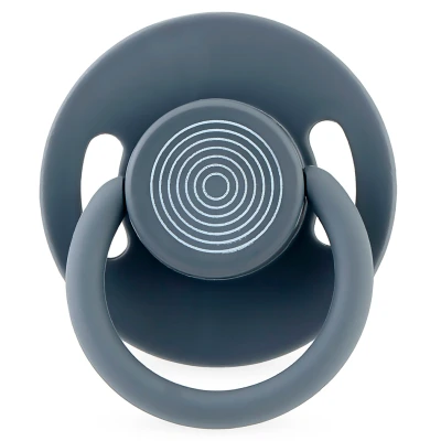 Afbeelding van Weebaby Cool Grijsblauw No.2 6 18 mnd Ronde Siliconen Fopspeen MW031364