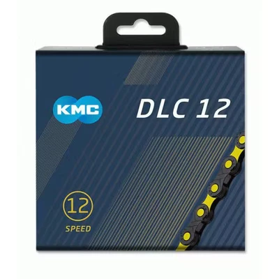 Afbeelding van KMC DLC 12 speed Fietsketting Zwart/Geel