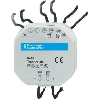 Afbeelding van Abb busch jaeger basisunit jaloezie scheidr 6415 2v 3a inbouw 2cka006410a0302