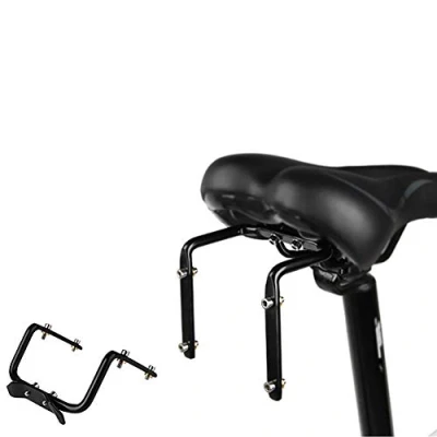 Afbeelding van fiets flessenhouder kooi, zadelpen terug dubbele flessenhouder, fietszadel rack adapter, fietsaccessoires