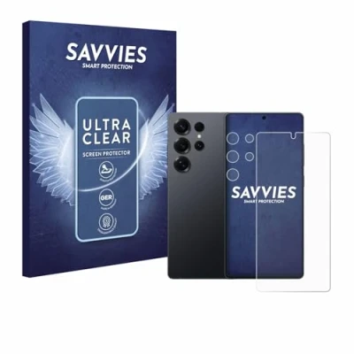Afbeelding van Savvies Screenprotector voor Samsung Galaxy S25 Ultra (Voor+Camera) Folie Beschermfolie transparant (18 Stuks)