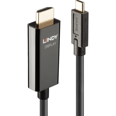Afbeelding van Lindy 43317 video kabel adapter 10 m USB Type C HDMI A (Standaard) Zwart