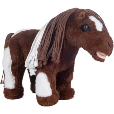 Afbeelding van HKM Knuffel Pony Pinto Bruin/Wit