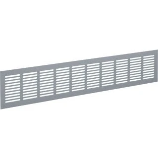 Afbeelding van Nedco plintrooster alum. 400 x 100 mm F1 geanod.