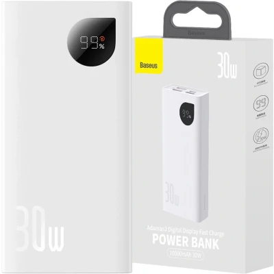 Afbeelding van Baseus Adaman2 10000mAh 30W biały