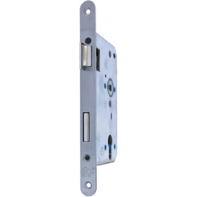 Afbeelding van Mauer 9055 veiligheids insteekslot DR.1+3 doornmaat 55 PC 72 voorplaat afgerond SKG**