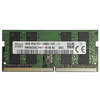 Afbeelding van Hynix 16 GB (1 x GB) DDR4 Sodimm 2666 MHz 260 pins PC4 21300 hma82gs6cjr8n vk