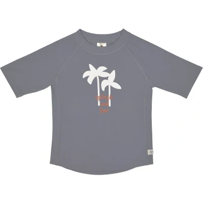 Afbeelding van Lässig Zwemshirt Rashguard Korte Mouw Splash &amp; Fun Palmen Grijs maat 92cm