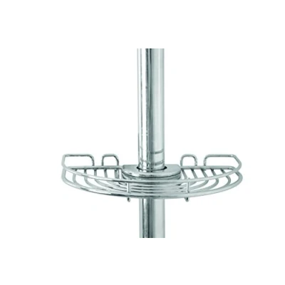 Afbeelding van Croydex Easy Fit Riser Rail zeepmand, veelzijdig badkameraccessoire, veilige badkamerplanken, handige badkameropslag, past op de meeste standaard stijgrails, vijf jaar roestvrije garantie