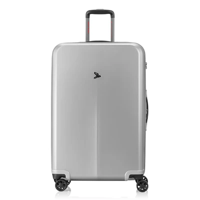 Afbeelding van Pack Easy Genius 4 wielen Trolley M 66 cm met uitbreidingsplooi Harde bagage TSA slot silber