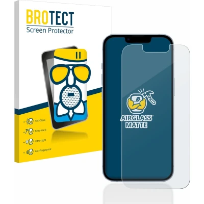 Afbeelding van BROTECT AirGlass Matte Premium Glas Screenprotector voor Apple iPhone 14
