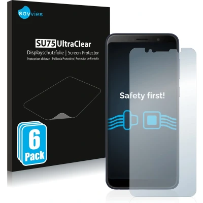 Afbeelding van Savvies (6 Stuks) Schermbeschermer voor ASUS ZenFone Max Pro (M1) Screen Protector Ultra Transparant