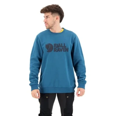Afbeelding van Trui Fjällräven Men Logo Sweater Deep Sea XXL