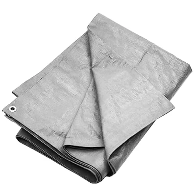 Afbeelding van vidaXL Dekzeil 180 g/m² 6x6 m HDPE grijs