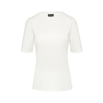 Afbeelding van s.Oliver Black Label Tshirt basic, Dames, Maat: 46, Ecru