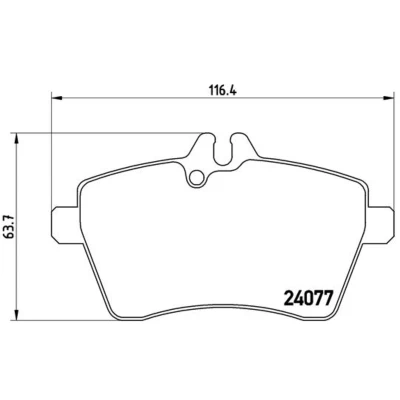 Afbeelding van Brembo Remblokset P 50 054