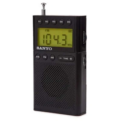 Afbeelding van Portable Digitale Radio Sanyo Zwart AM/FM