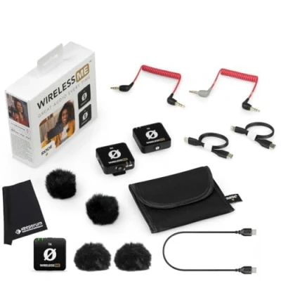 Afbeelding van Rode Wireless ME draadloze microfoonsysteem + TX extra microfoonzendermodule Keepdrum microvezeldoek