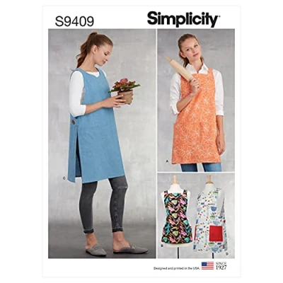 Afbeelding van SIMPLICITY SS9409A UNDEFINED Misses&#039; Schorten, Wit, XS S M L/XL