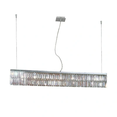 Afbeelding van KOLARZ Chroomkleurige hanglamp PRISMA, kristal