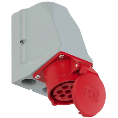 Afbeelding van PCE PC Electric 917 6v CEE wandcontactdoos 16 A 7 polig 400 V 1 stuk(s)
