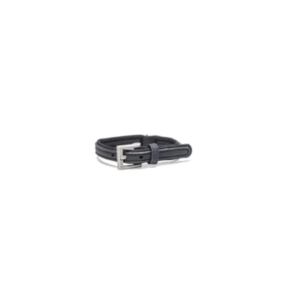 Afbeelding van Beeztees Balacron Ax Honden Halsband Kunstleer Zwart Nekomvang van tot x breedte: 21 26 cm 10 mm