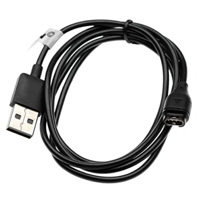 Afbeelding van vhbw Vervangende Lader Kabel compatibel met Garmin Vivoactive 4, 4s Smartwatch Fitnesstracker Oplaaddock, Zwart