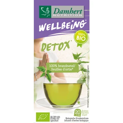 Afbeelding van 3x Damhert Wellbeing Thee Brandnetel 20 stuks