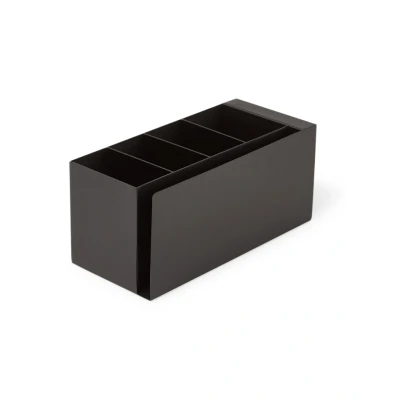 Afbeelding van Yamazaki Pennenbak Tower Bureau organiser Zwart 9x9x20cm