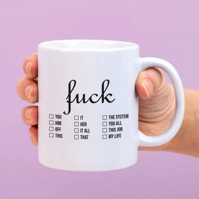 Afbeelding van Mok Fuck checklist