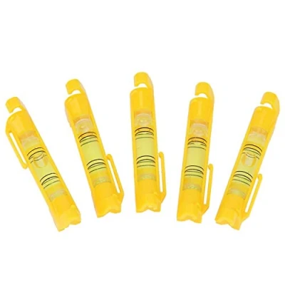 Afbeelding van String Line Level, 5 stks Mini Touw Bubble Level Opknoping Lijn Waterpas Leveler met Gegoten Haken (10mm)