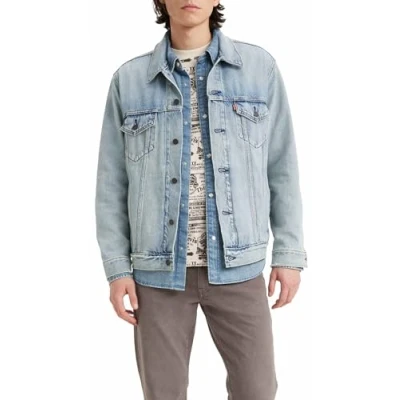 Afbeelding van Levi&#039;s NEW Relaxed FIT Trucker Spijkerjas, Heren, Maat: XL, Huron waves