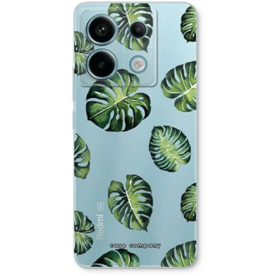 Afbeelding van Case Company® hoesje geschikt voor Xiaomi Redmi Note 13 Pro 5G Tropische bladeren Soft Cover Telefoonhoesje Bescherming aan alle Kanten en Schermrand