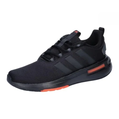 Afbeelding van adidas Racer Tr23 Lage voetbalschoenen voor heren, Core Black Zwart Zonne rood, 40 2/3 EU