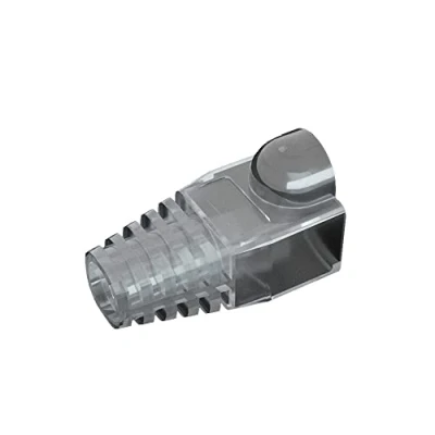 Afbeelding van 50 stuks Cat5 Cat5E Cat6 Strain Relief Boot, RJ45 Plug Connector Cover Modulaire Network Cap Kabel Boots, transparant