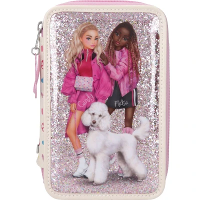 Afbeelding van Depesche TOPModel 3 vaks etui BLING