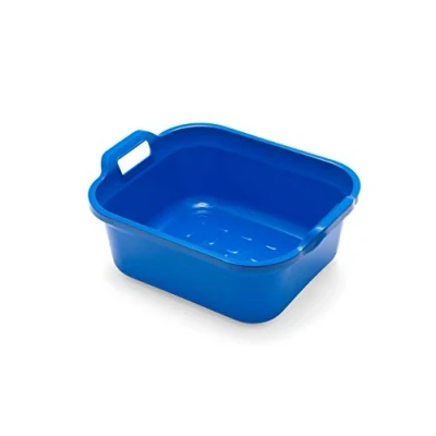 Afbeelding van Addis 517951 grote spoelbak met handgrepen, rechthoekig, 10 l, kobaltblauw, 39 x 32 14 cm