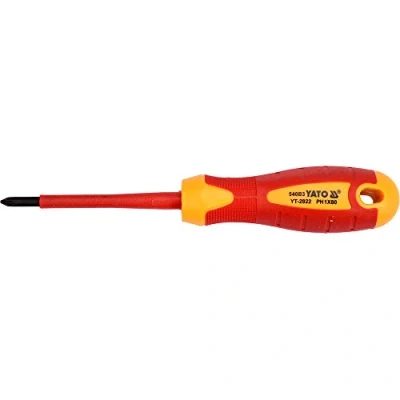 Afbeelding van Toya, Schroevendraaiers, Kruisschroevendraaier PH1 x 80 mm geïsoleerd 1kV