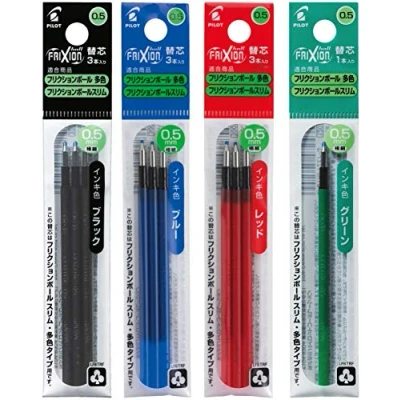 Afbeelding van Pilot Reserve vullingen voor rollerbalpen FriXion Ball 4, vierkleurige schrijver, 0,5 mm