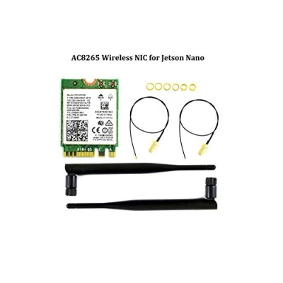 Afbeelding van Waveshare AC8265 Wireless NIC Dual Mode Card for Jetson Nano, Supports 2.4GHz / 5GHz Band WiFi and Bluetooth 4.2, 300Mbps 867Mbps, Support Linux, Windows 10/8.1/8/7