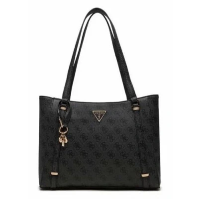 Afbeelding van Guess ECO Erica Elite TOTE Handtas coal, Dames, Maat: One Size, Coal