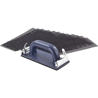 Afbeelding van KWB Handslijperset, 11 delig Incl. schuurblok met klemvoorziening en schuurrooster 93 mm x 230 (10 st.)