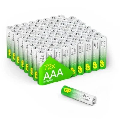 Afbeelding van GP Extra Alkaline Batterijen AAA Micro LR03 Batterij 1.5V 72 stuks Nieuwe G TECH Technologie