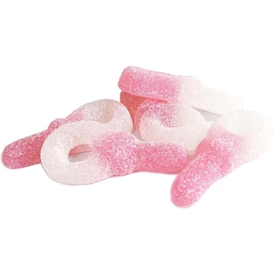 Afbeelding van Mini Speentjes Roze Gesuikerd 1 Kilo