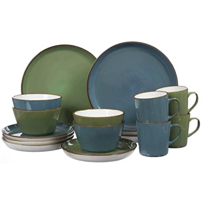 Afbeelding van Ritzenhoff &amp; Breker Combi servies Visby, 16 delig, wit (set, delig)