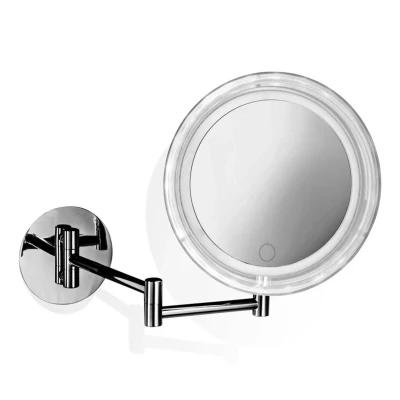 Afbeelding van Make up Spiegel Decor Walther BS 17 Touch LED Wandmodel Chrome (5x Magnification)