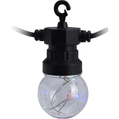 Afbeelding van Party Lighting Feestverlichting 10 multicolor lamps 50 LED&#039;s 5cm