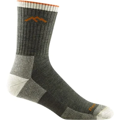 Afbeelding van Darn Tough Hike Men #1466 Hiker Micro Crew Midweight Cushion Olive 46 49.5