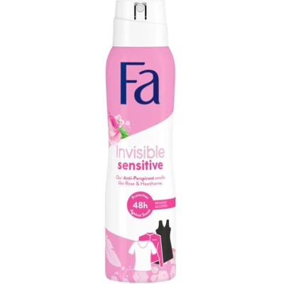 Afbeelding van 3x Fa Deodorant Spray Invisible Sensitive 150 ml