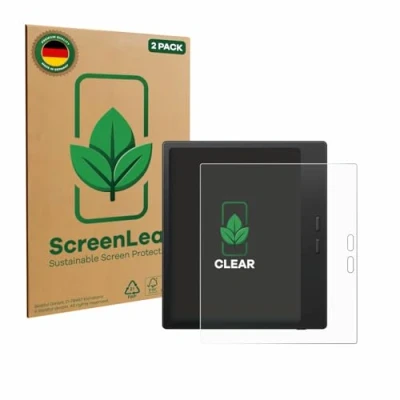 Afbeelding van ScreenLeaf Screenprotector voor Boox Go Color 7 Gen II Duurzame schermbescherming Folie Beschermfolie transparant (2 Stuks)